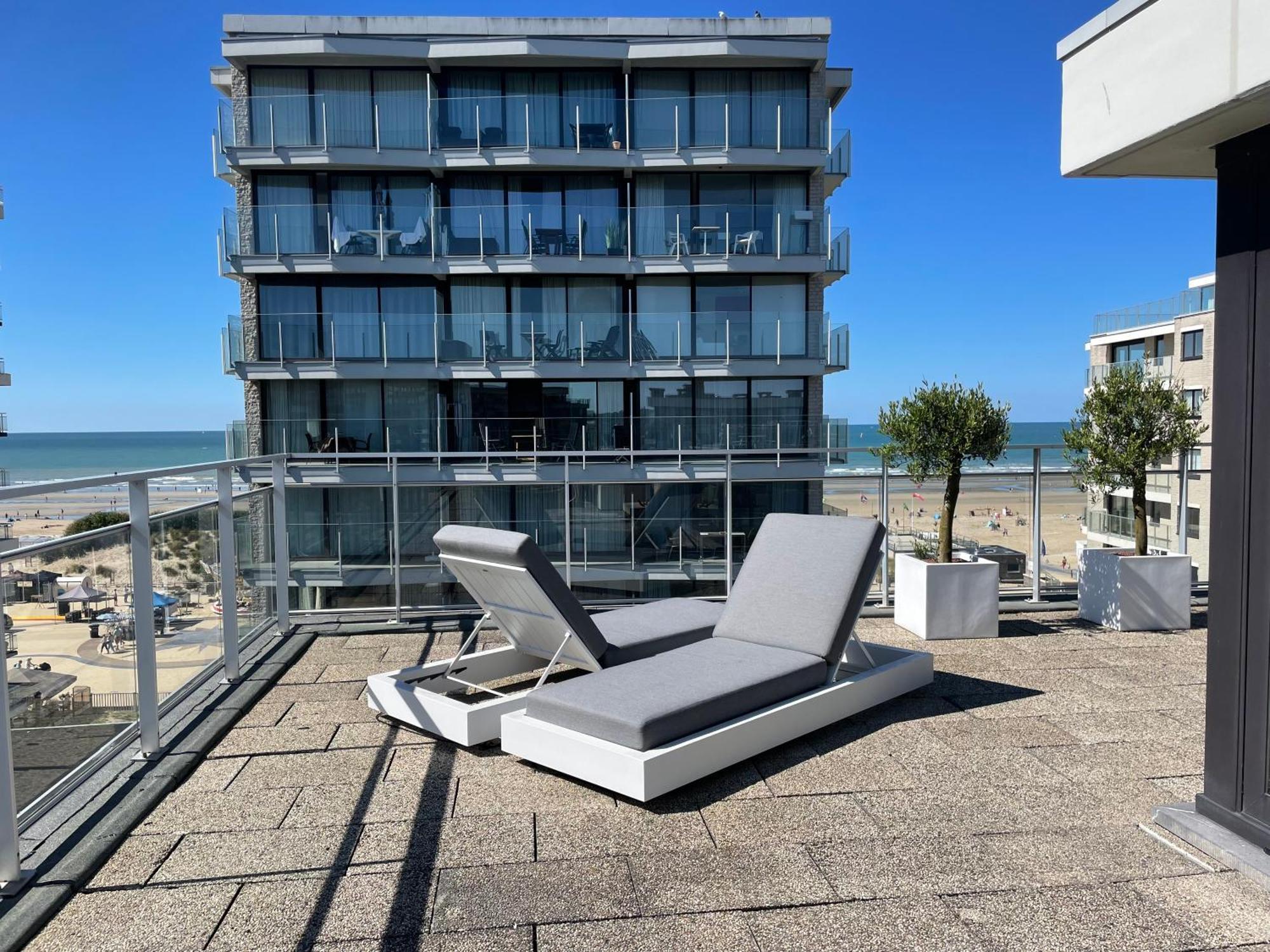 Sea View Penthouse Daire De Panne Dış mekan fotoğraf